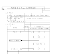 여객자동차운송사업등록신청서(개정04.2.28) 여객자동차운송사업등록신청서(개정04.2.28)